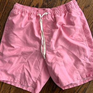 XS men’s swim trunks pink